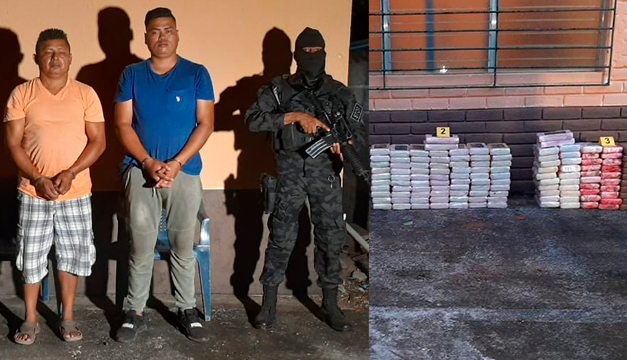 Localizan alrededor de 200 kilos de cocaína en Tecoluca, San Vicente