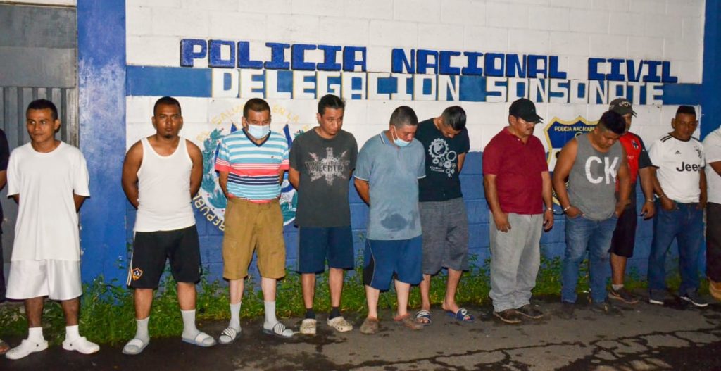 PNC captura a más de 30 pandilleros en Sonsonate esta madrugada