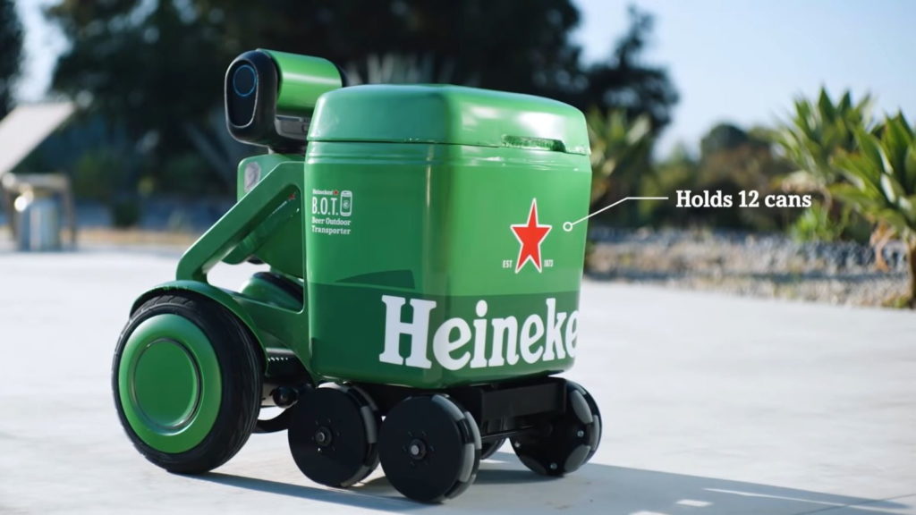 Heineken lanza un robot autónomo que enfría cerveza