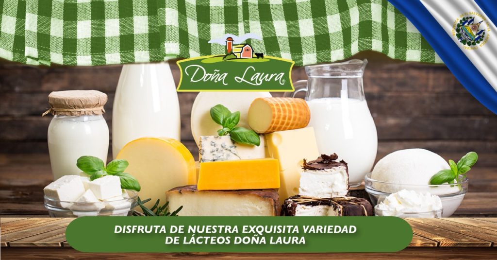 Disfruta de nuestra exquisita variedad de lácteos Doña Laura
