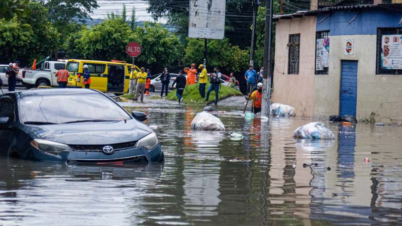 Fuerte lluvia del martes causa inundaciones